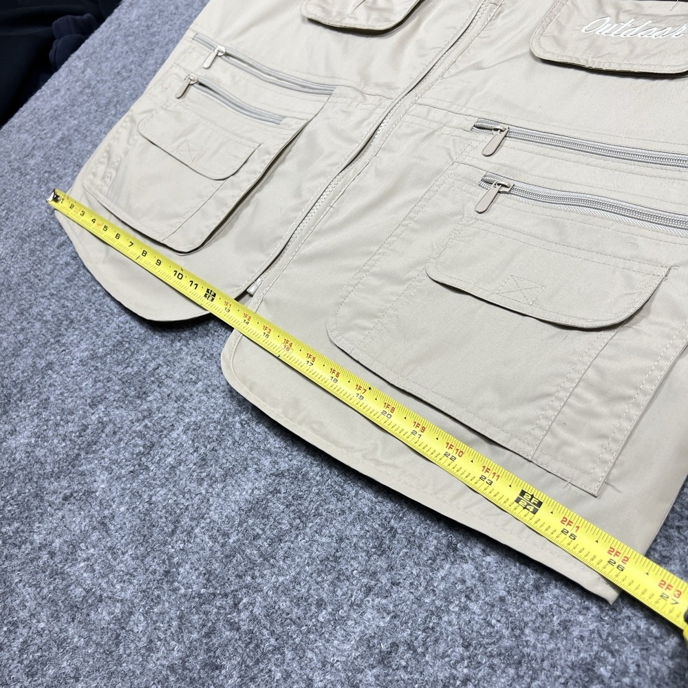 Outdoor Utility Fishing Vest Men's 6XL Beige Multi‎ Pocket Hiking Hunting Safari - Picture 5 of 13
